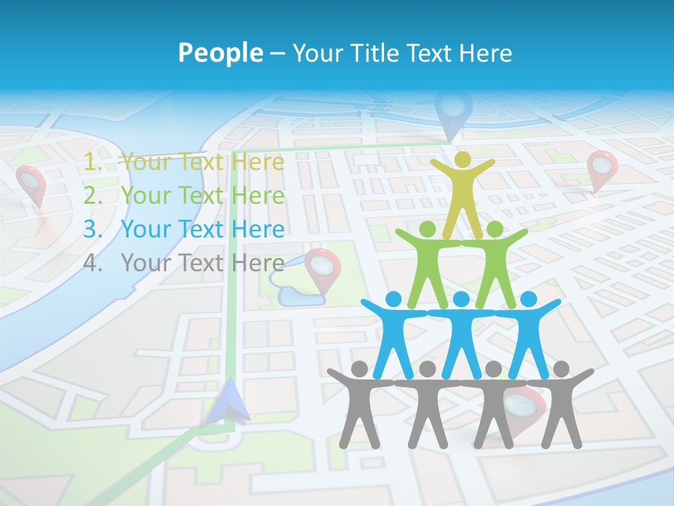 Gps Locality Park PowerPoint Template