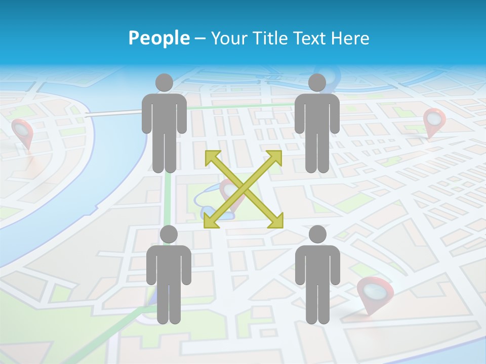 Gps Locality Park PowerPoint Template