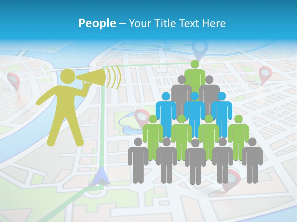 Gps Locality Park PowerPoint Template