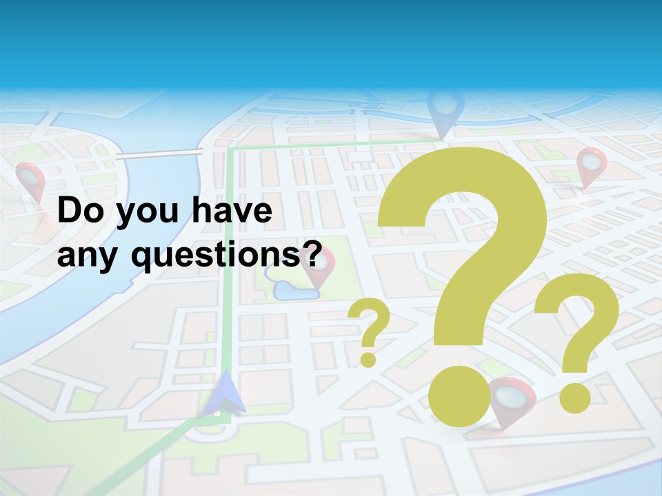 Gps Locality Park PowerPoint Template