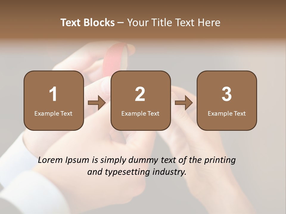 Offer Hand Emotion PowerPoint Template
