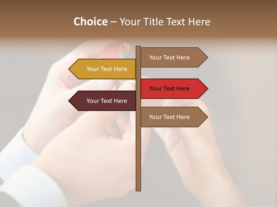 Offer Hand Emotion PowerPoint Template
