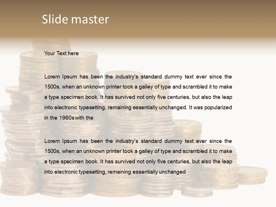 Money Economy Recession PowerPoint Template