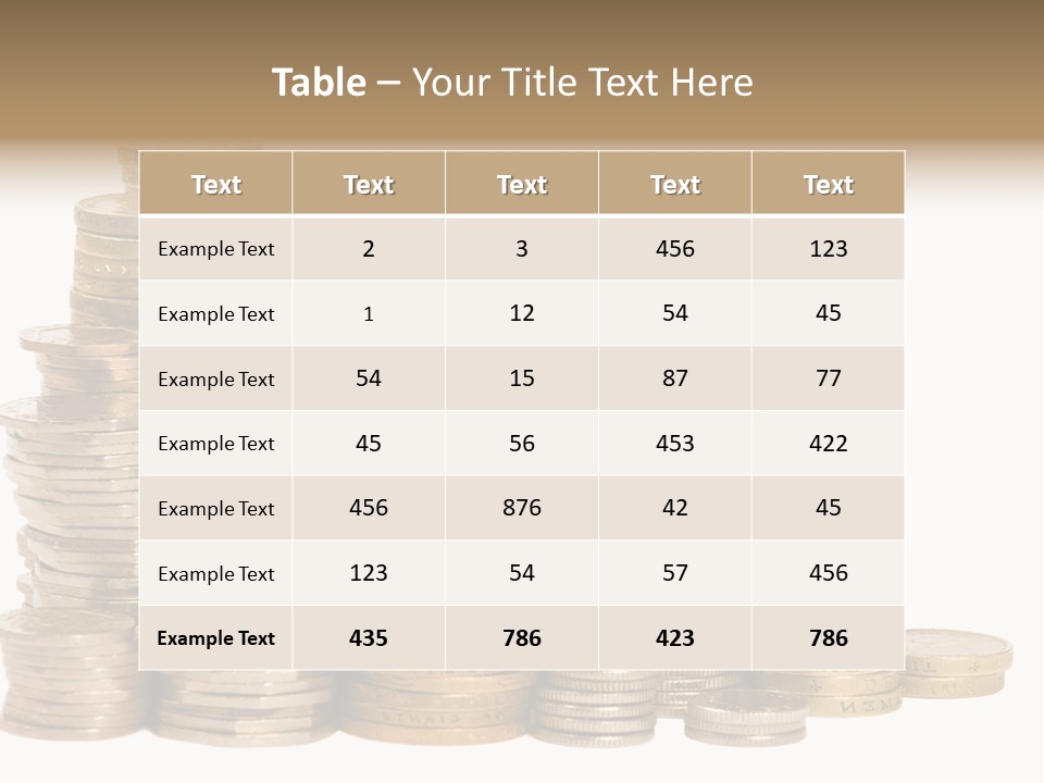 Money Economy Recession PowerPoint Template