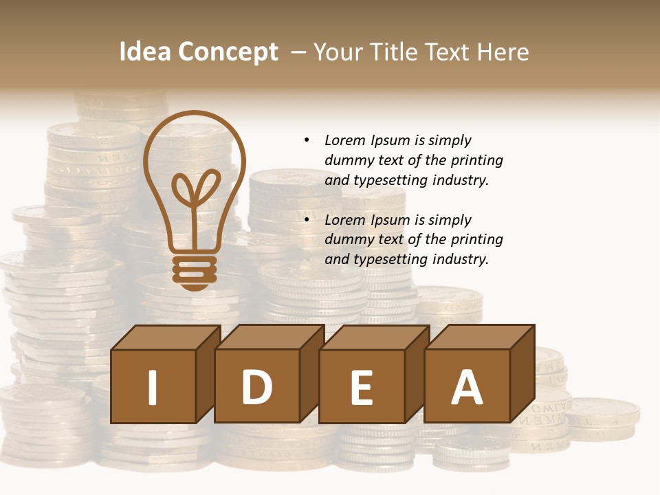 Money Economy Recession PowerPoint Template