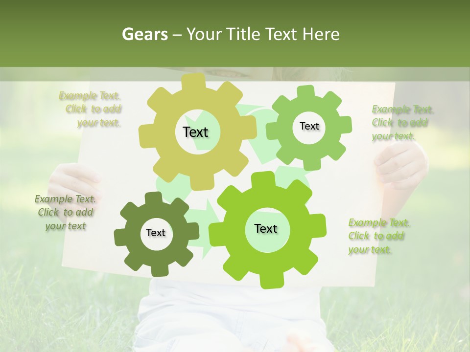 Shape Environment Tree PowerPoint Template