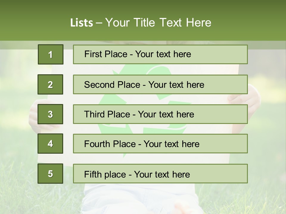 Shape Environment Tree PowerPoint Template