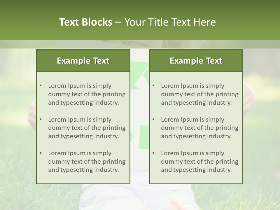 Shape Environment Tree PowerPoint Template