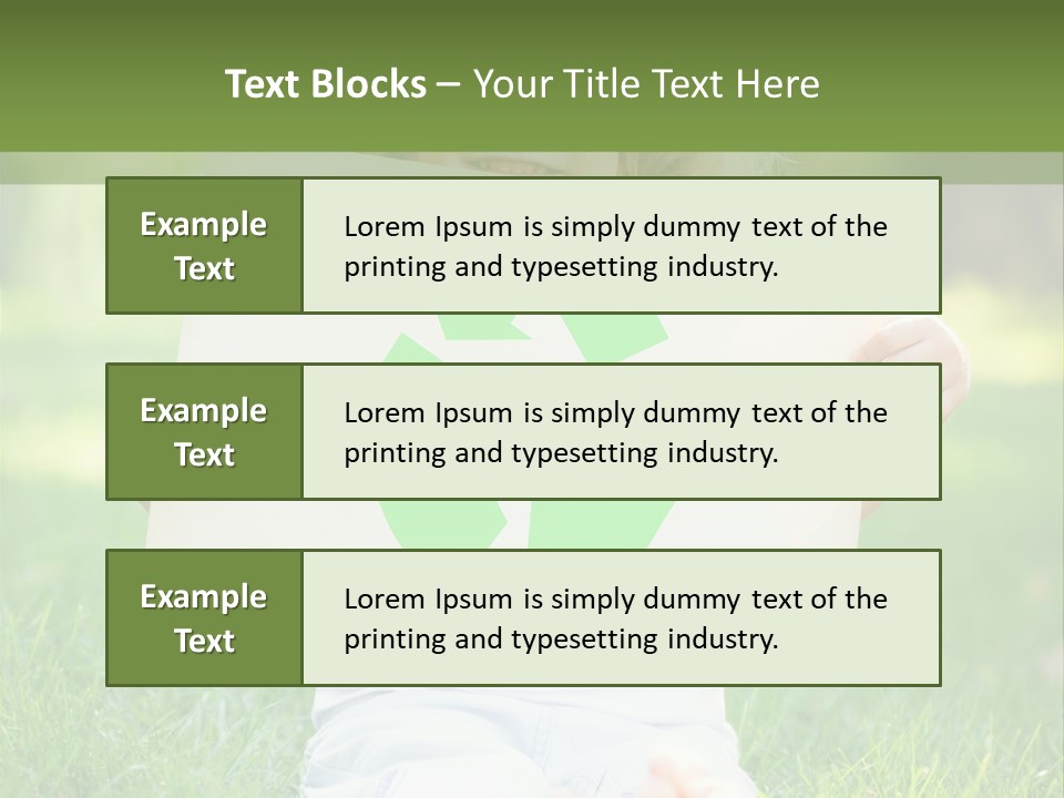 Shape Environment Tree PowerPoint Template