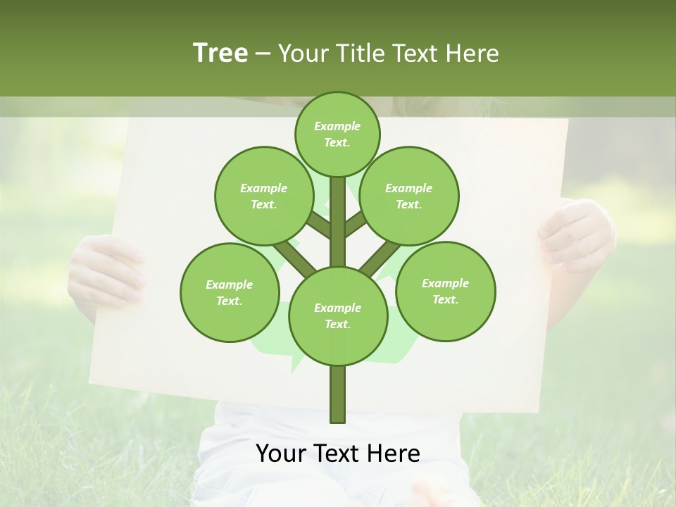 Shape Environment Tree PowerPoint Template