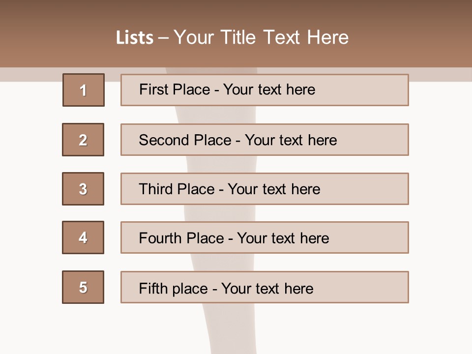 Retro Foot Bionic PowerPoint Template