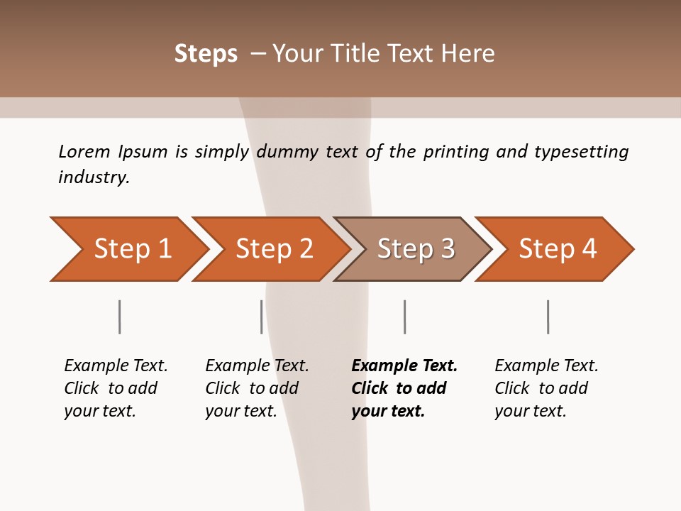 Retro Foot Bionic PowerPoint Template