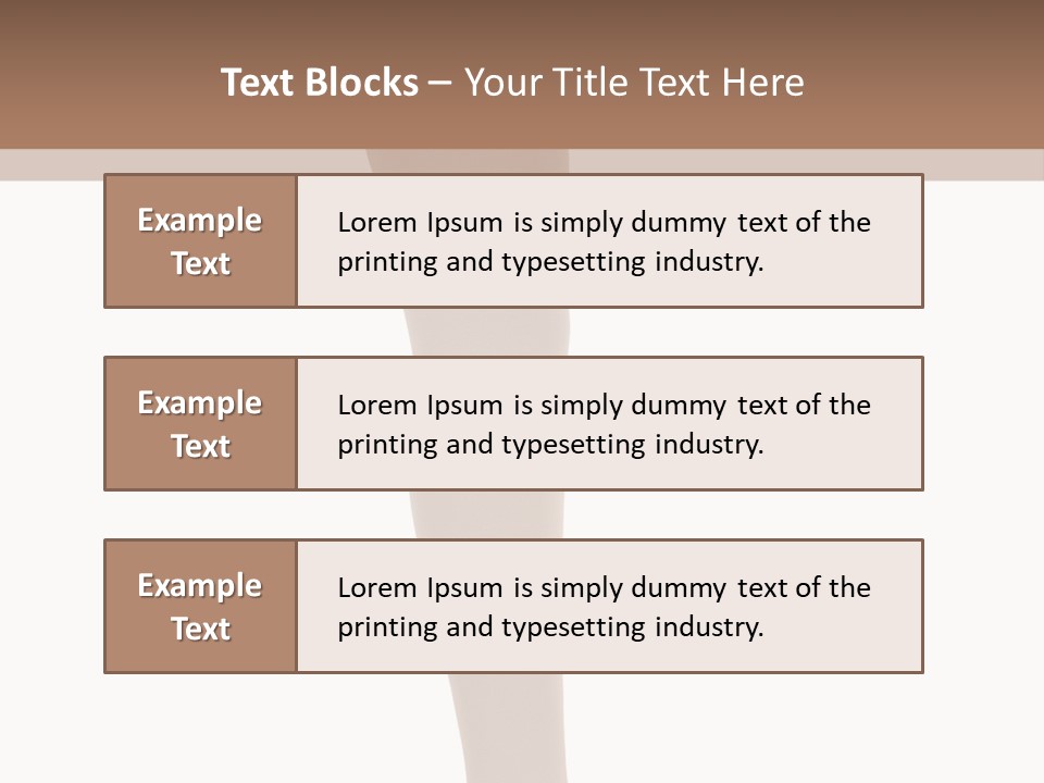 Retro Foot Bionic PowerPoint Template