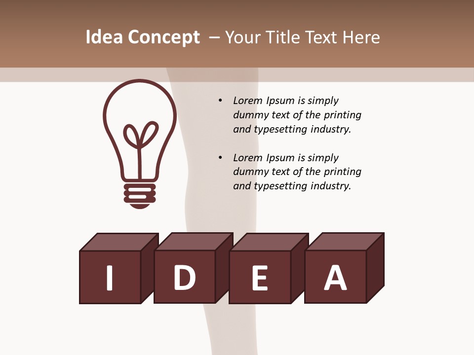 Retro Foot Bionic PowerPoint Template