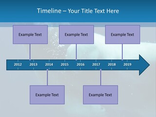 Swim Bear Fauna PowerPoint Template