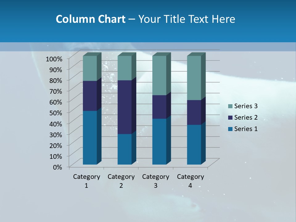Swim Bear Fauna PowerPoint Template