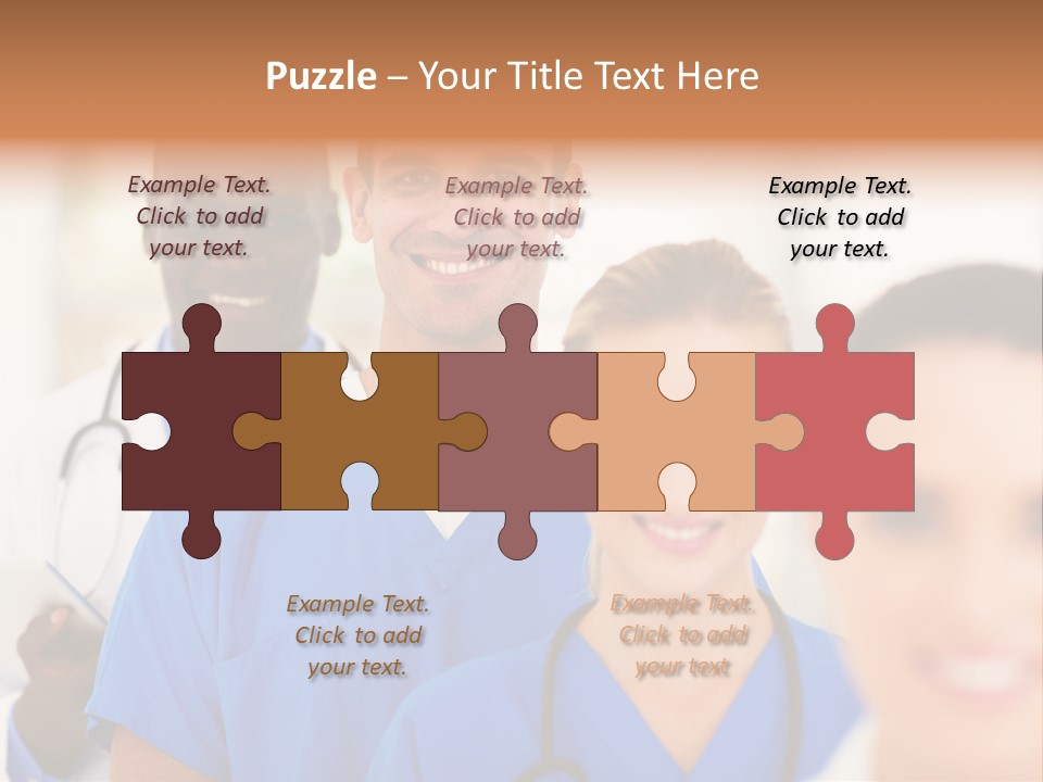 Smart Happy Workers PowerPoint Template