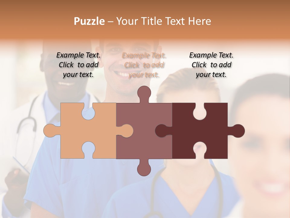 Smart Happy Workers PowerPoint Template