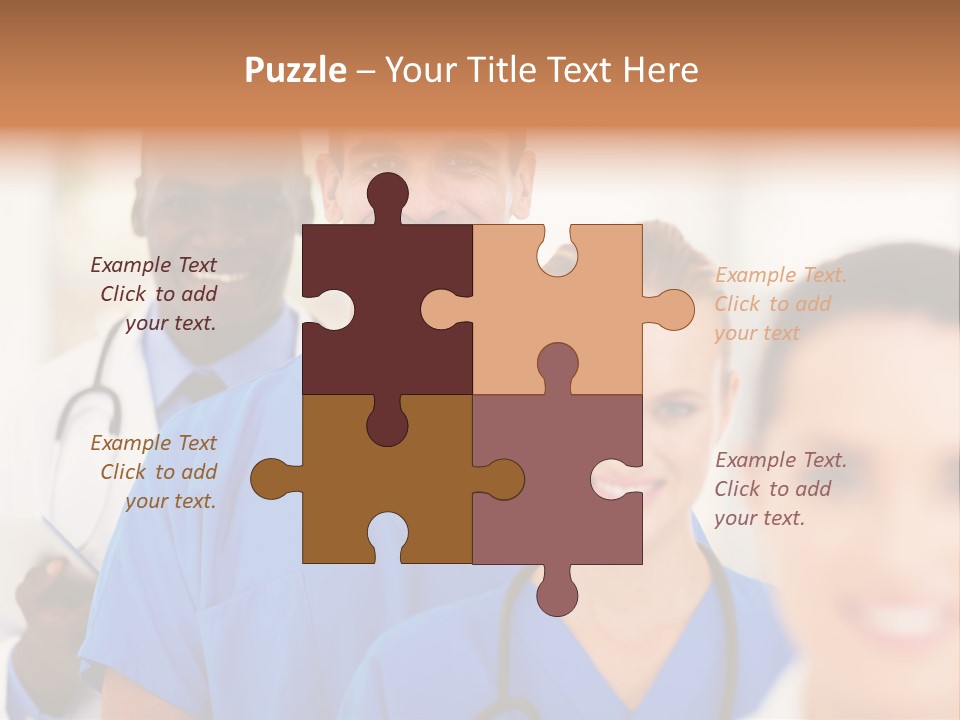 Smart Happy Workers PowerPoint Template