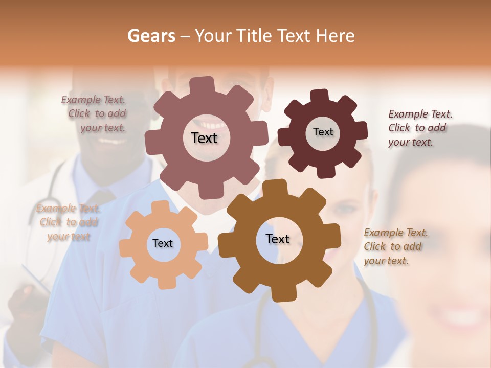 Smart Happy Workers PowerPoint Template