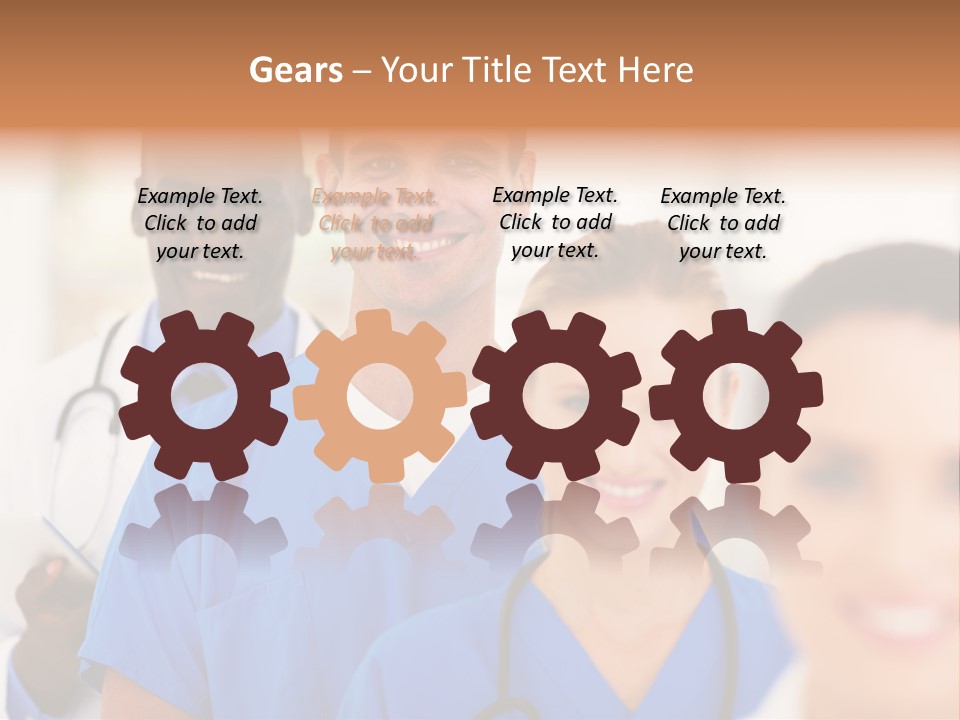 Smart Happy Workers PowerPoint Template