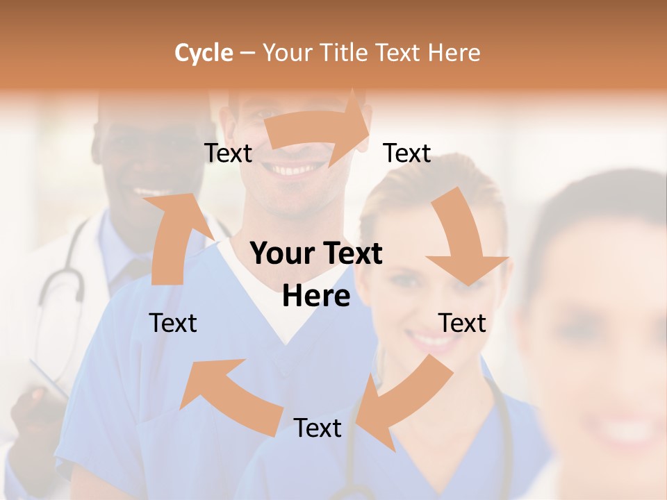 Smart Happy Workers PowerPoint Template