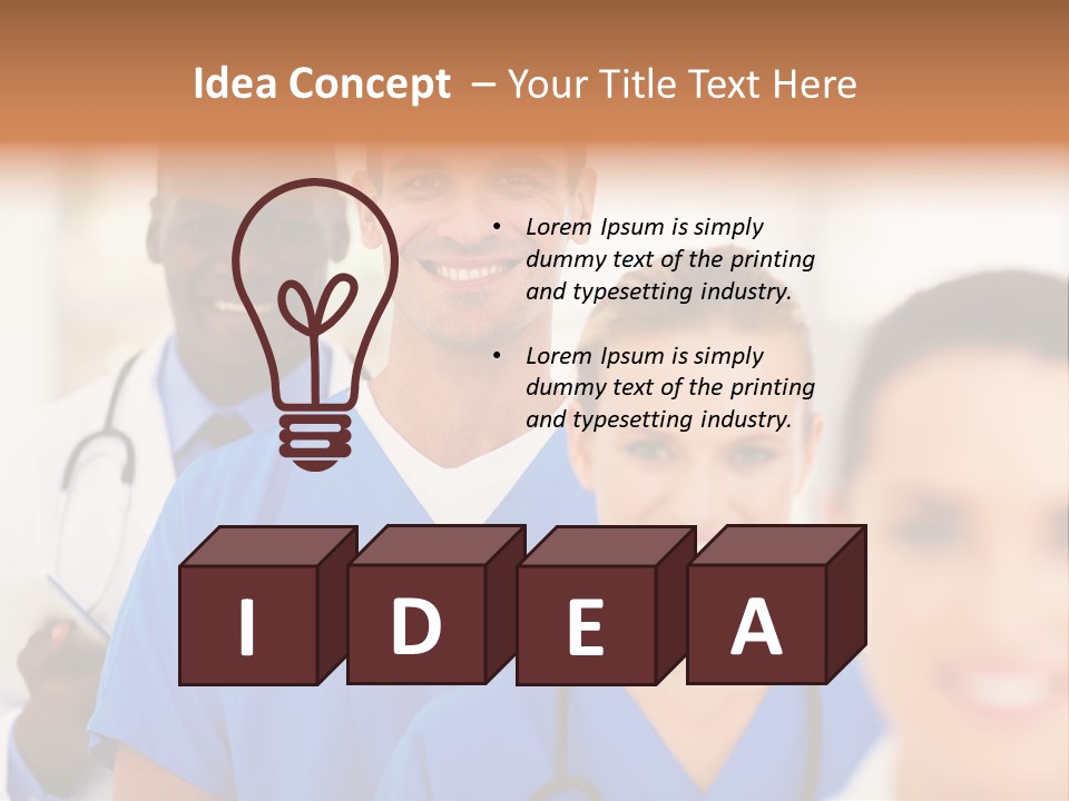 Smart Happy Workers PowerPoint Template