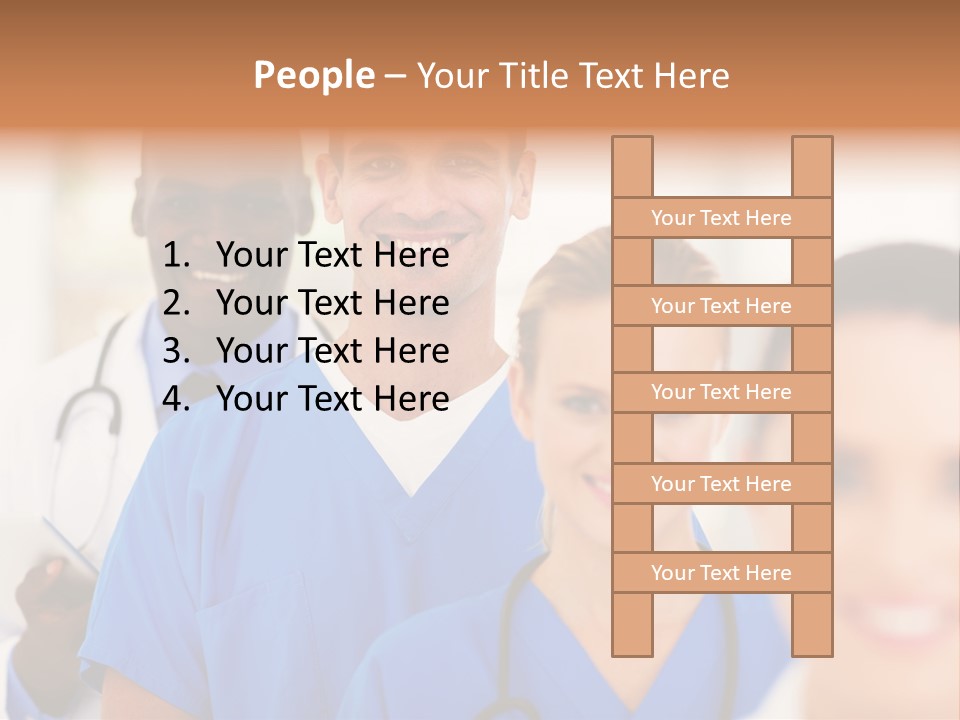 Smart Happy Workers PowerPoint Template