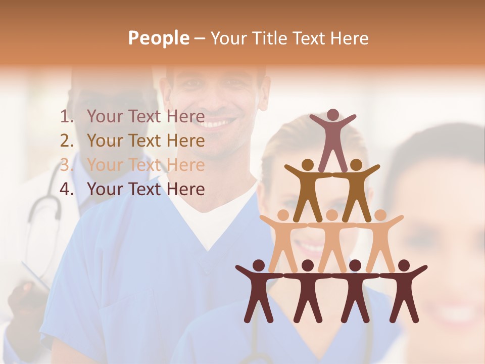 Smart Happy Workers PowerPoint Template