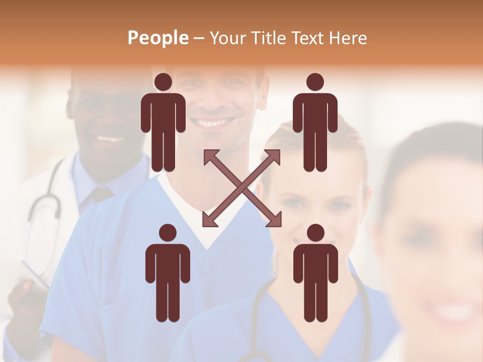 Smart Happy Workers PowerPoint Template