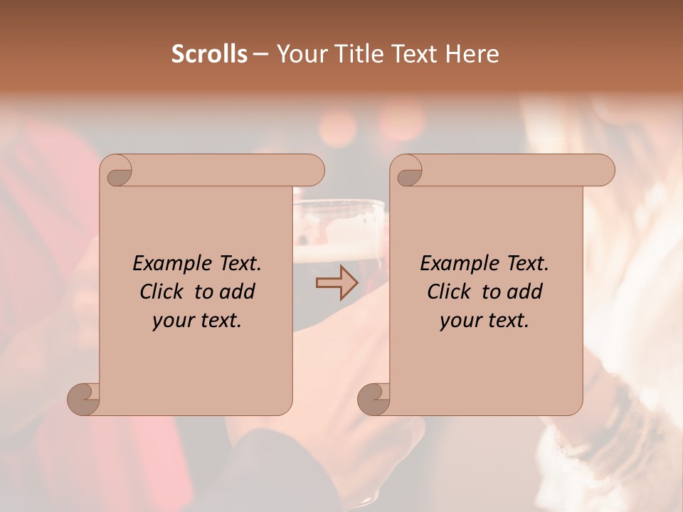 Toasting Feast Beer PowerPoint Template
