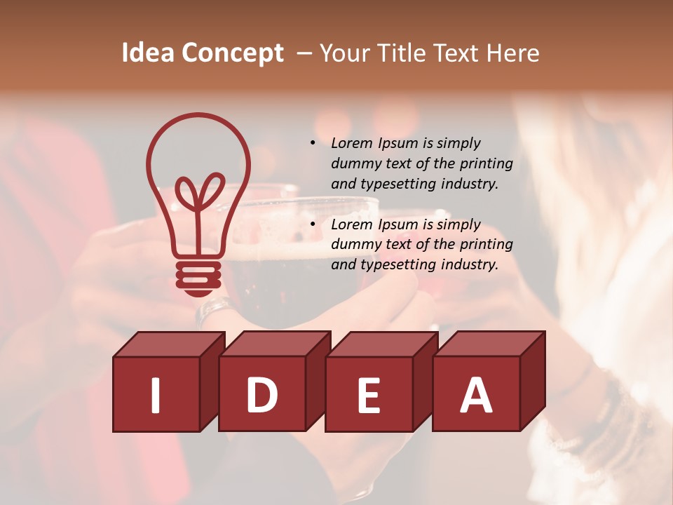 Toasting Feast Beer PowerPoint Template