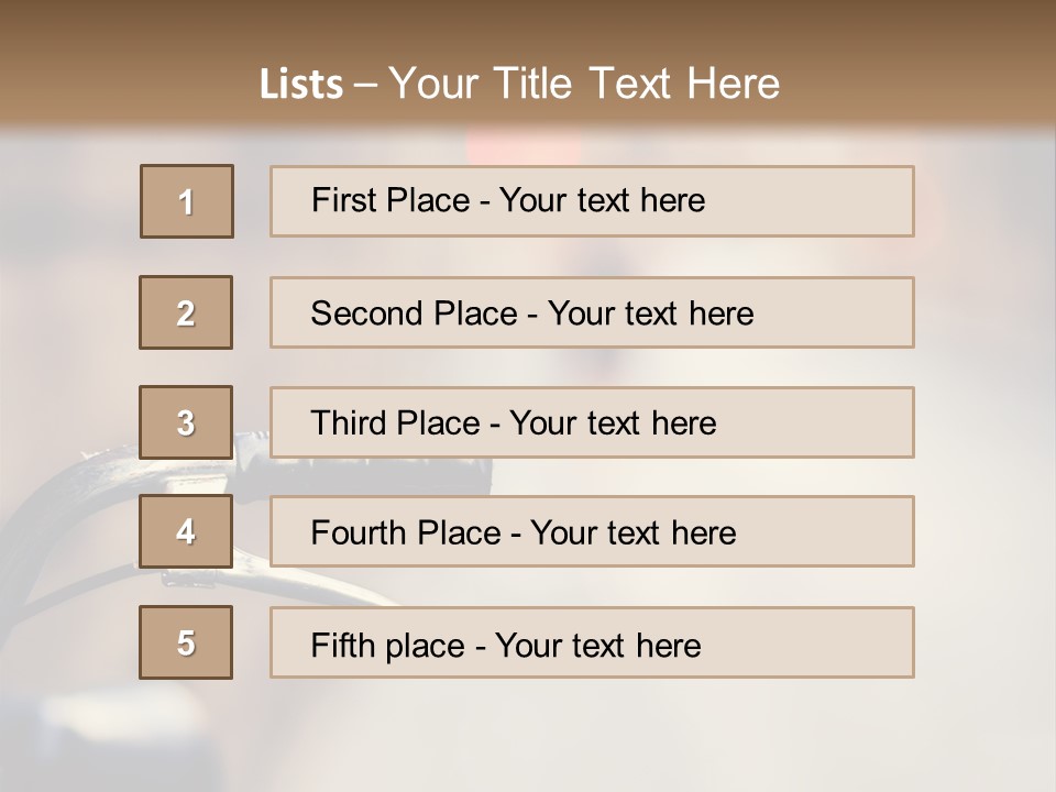 Put Colors Set PowerPoint Template