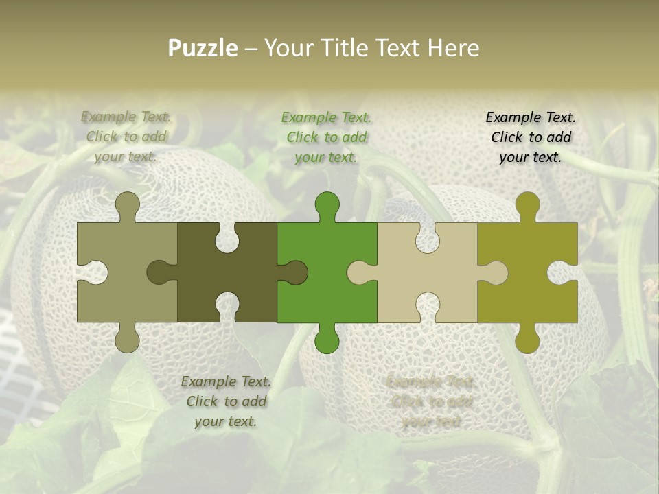 Souvenir Summer Harvest PowerPoint Template