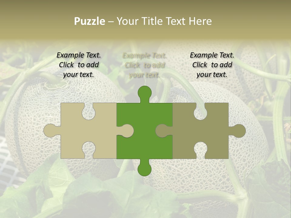 Souvenir Summer Harvest PowerPoint Template