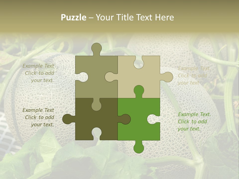 Souvenir Summer Harvest PowerPoint Template