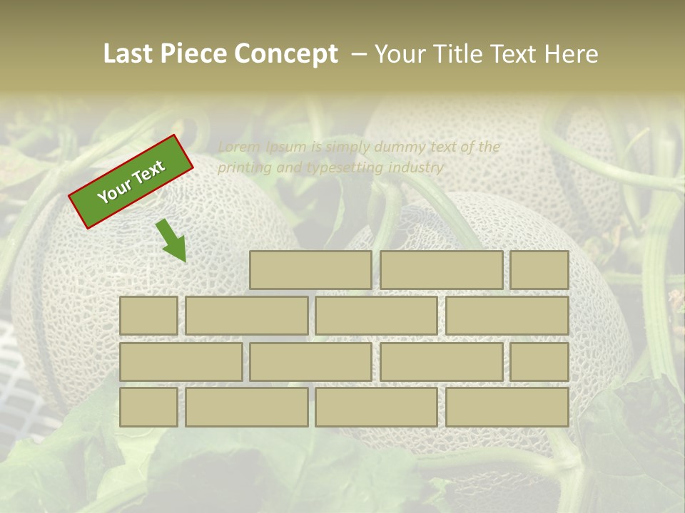 Souvenir Summer Harvest PowerPoint Template