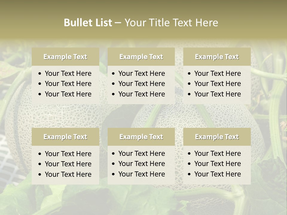 Souvenir Summer Harvest PowerPoint Template