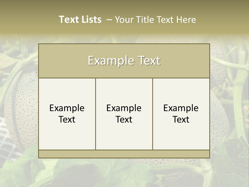 Souvenir Summer Harvest PowerPoint Template
