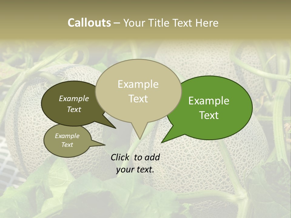 Souvenir Summer Harvest PowerPoint Template