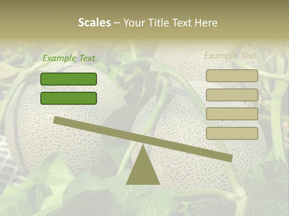 Souvenir Summer Harvest PowerPoint Template