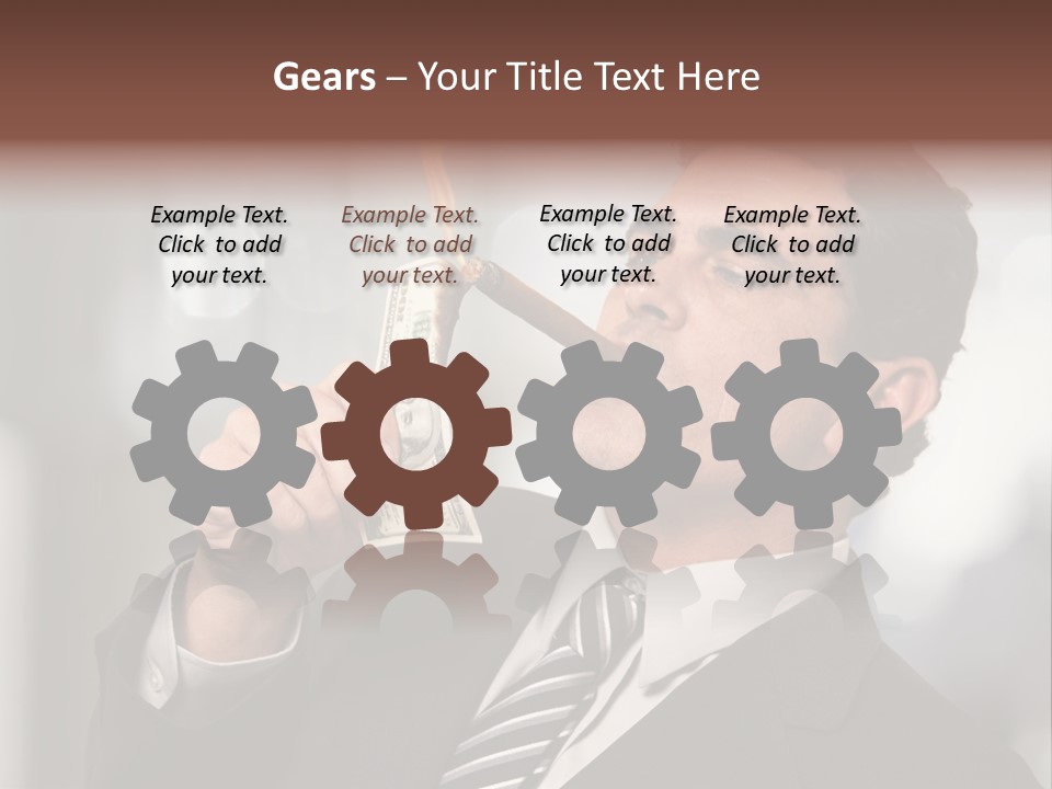 Indulgence Dollar Arrogant PowerPoint Template