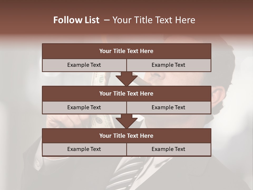Indulgence Dollar Arrogant PowerPoint Template