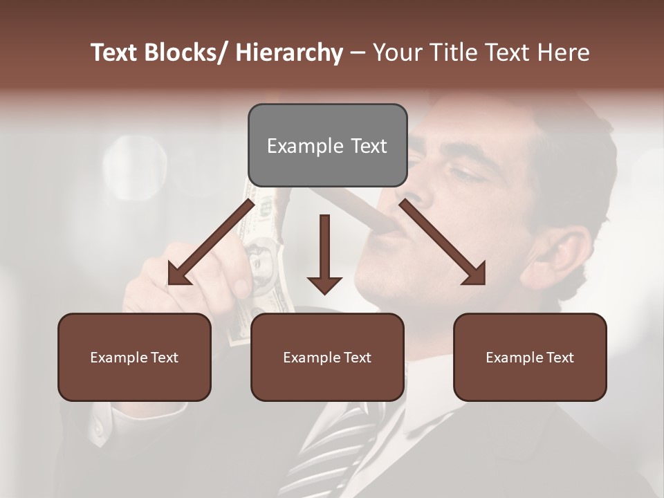 Indulgence Dollar Arrogant PowerPoint Template