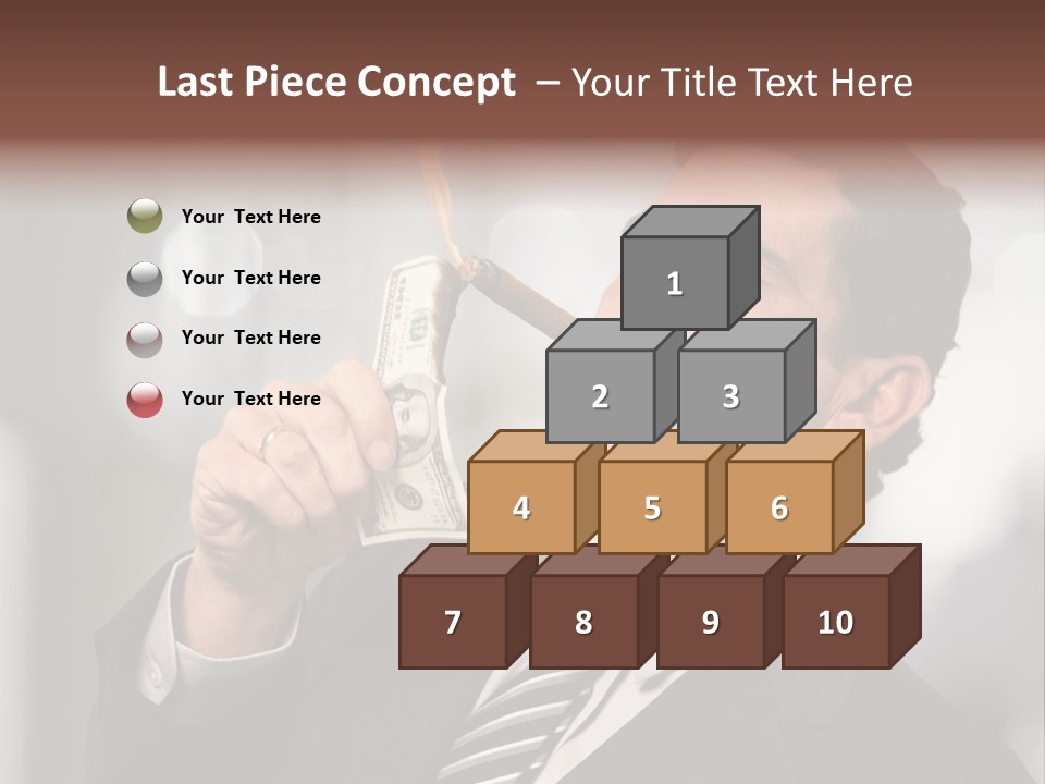 Indulgence Dollar Arrogant PowerPoint Template