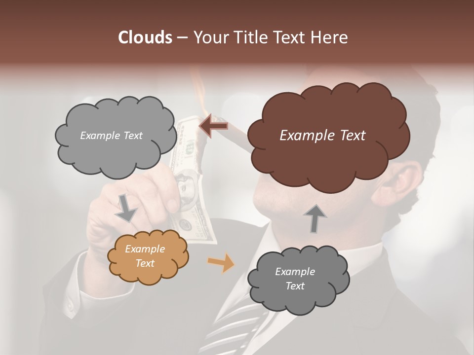 Indulgence Dollar Arrogant PowerPoint Template