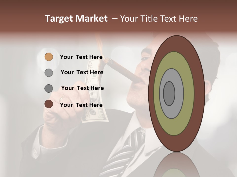 Indulgence Dollar Arrogant PowerPoint Template