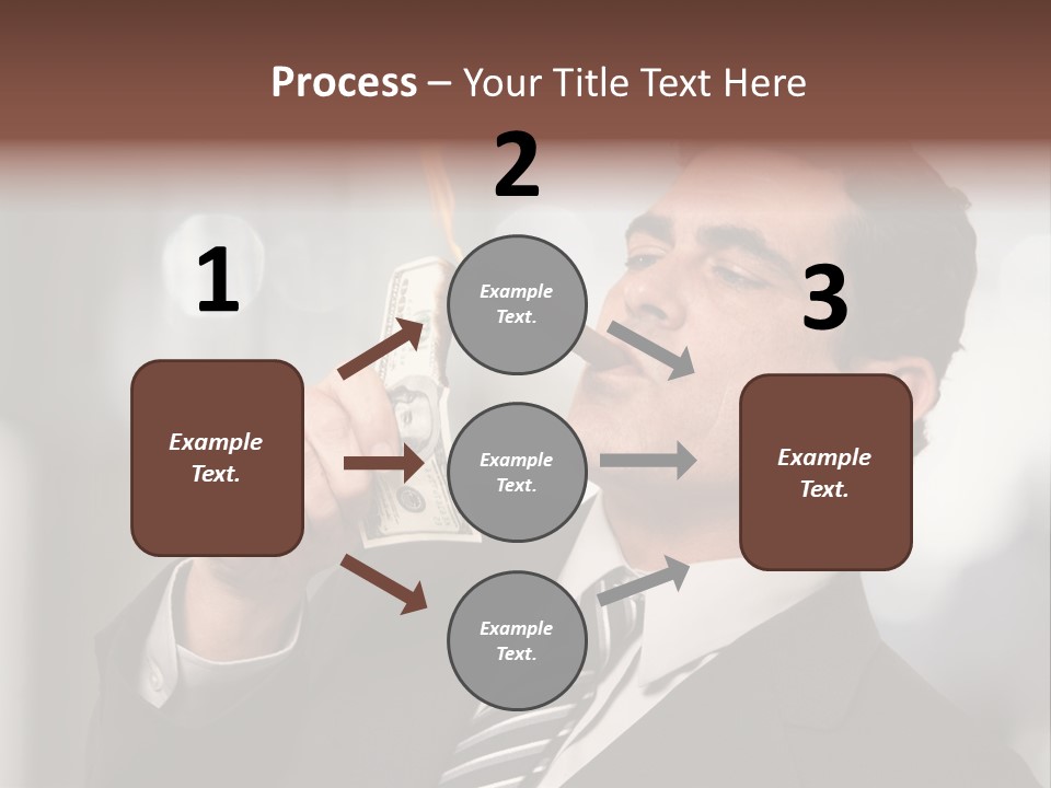 Indulgence Dollar Arrogant PowerPoint Template