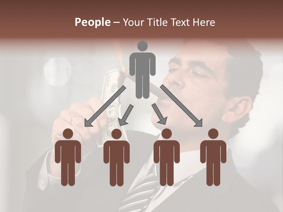 Indulgence Dollar Arrogant PowerPoint Template