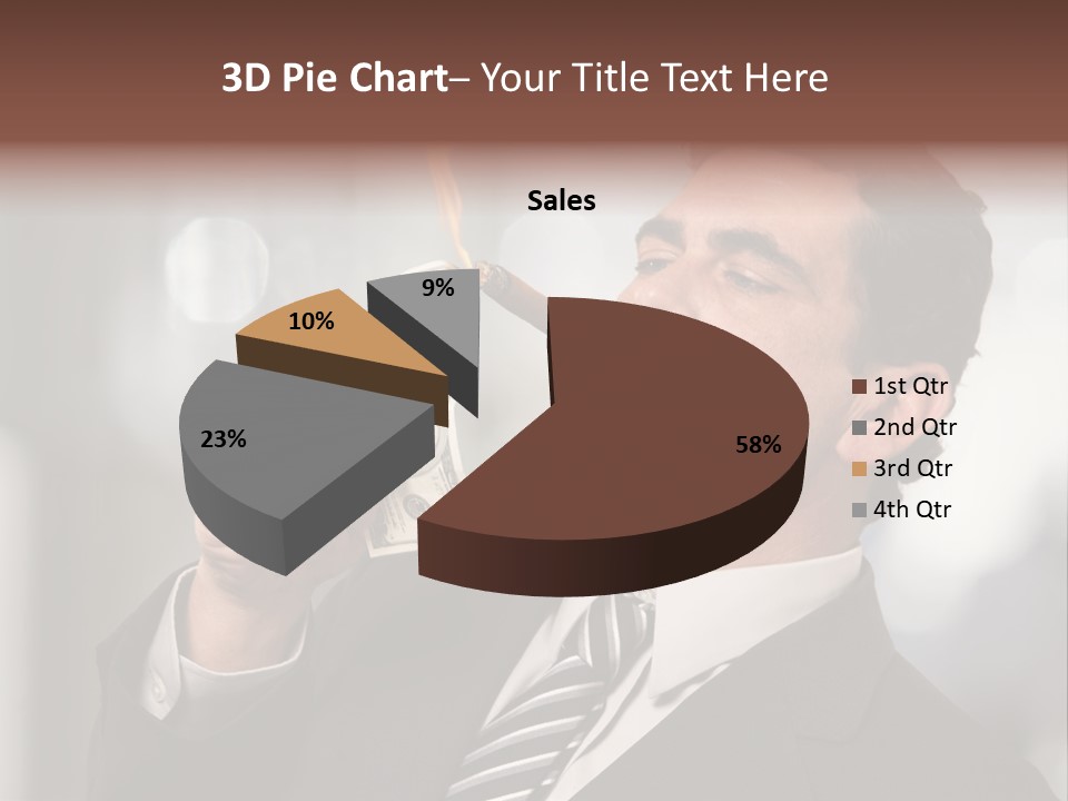 Indulgence Dollar Arrogant PowerPoint Template